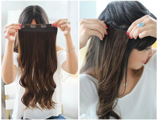 Aplique de cabelo para penteado