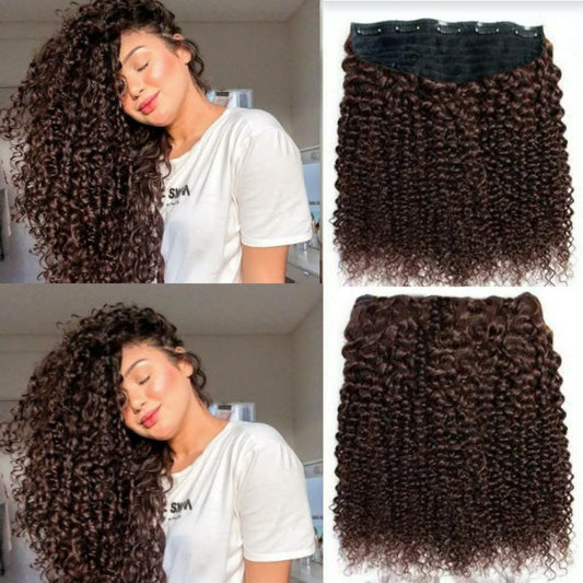 Aplique de cabelo cacheado