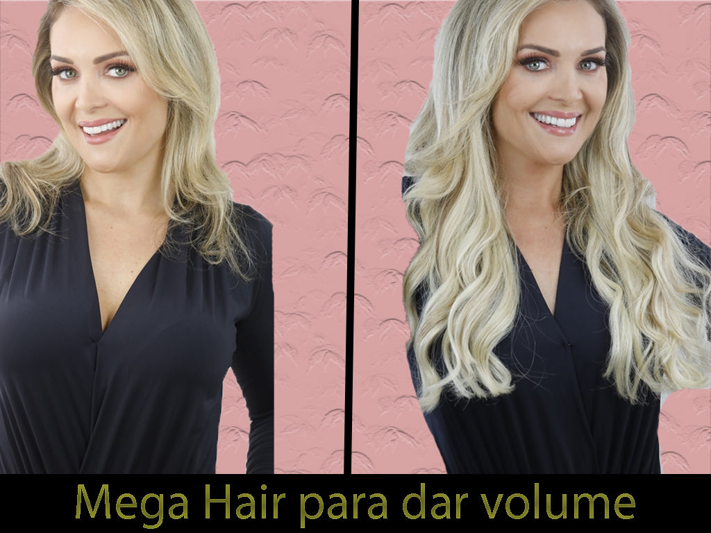 Mega Hair para dar volume