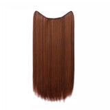 Bela Belinda Liso / 60cm Aplique Castanho Natural Entrega Rápida