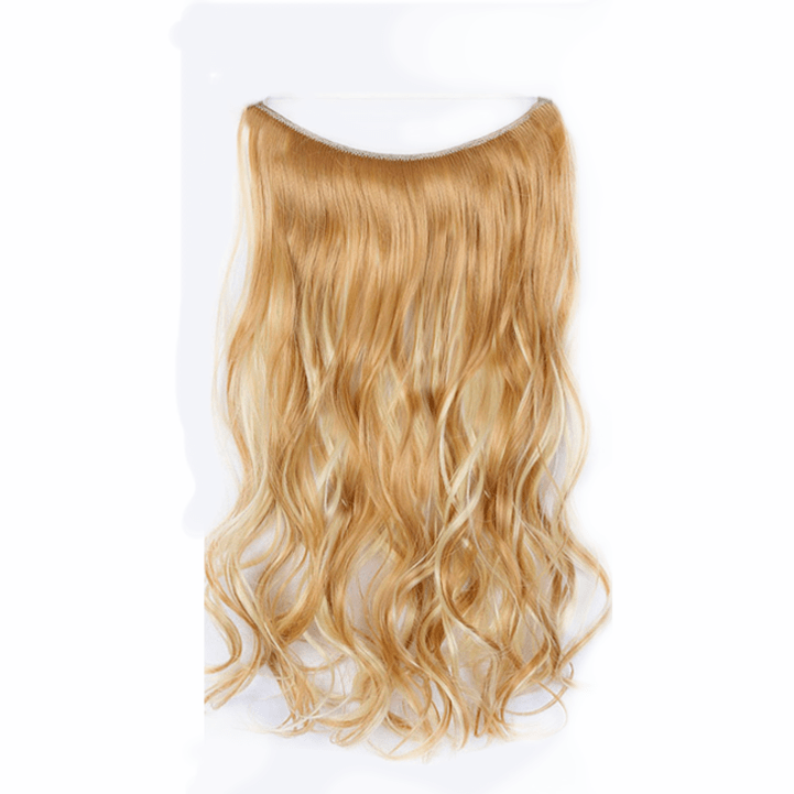 Bela Belinda Ondulado / 60cm | 24polegadas Aplique Loiro Mesclado Entrega Rápida