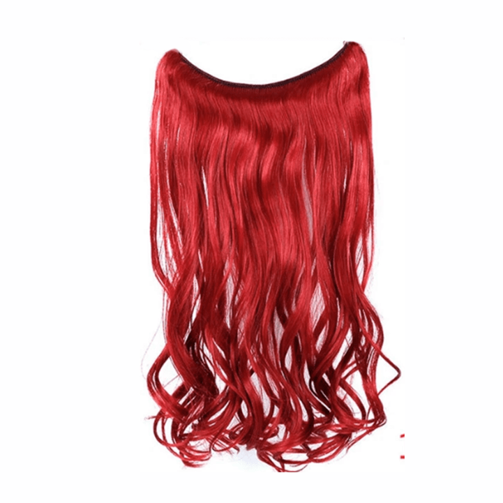 Bela Belinda Ondulado / 60cm Aplique Vermelho Vibrante Entrega Rápida